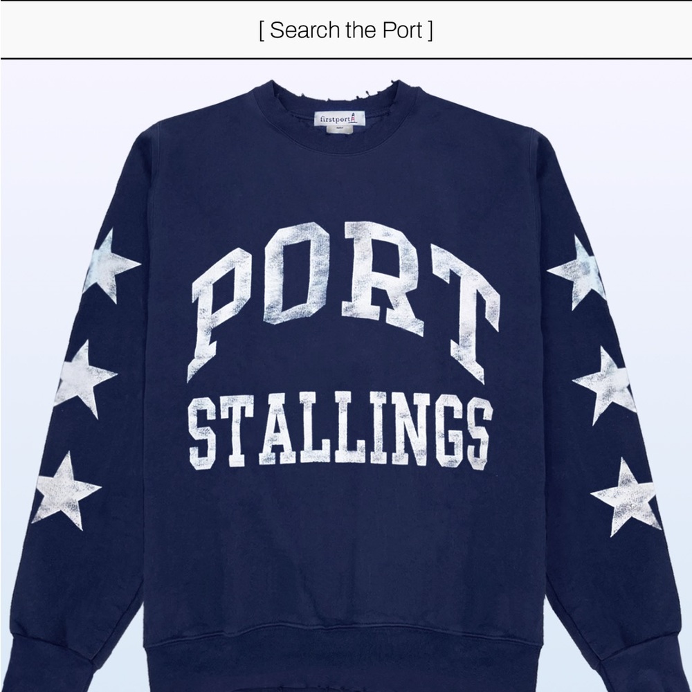 Port Stallings Women's Navy Crewneck Sweatshirt